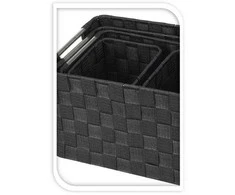 Home Styling Collection Sandėliavimo krepšelių rinkinys, popierius