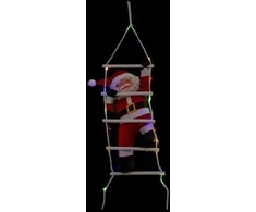 Fééric Lights and Christmas Šviečianti Kalėdinė dekoracija - Kalėdų senelis ant kopėčių