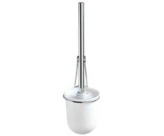 Šepečių konteineris MILAZZO + tualeto šepetys, Vacuum-Loc - chromuotas plienas, WENKO
