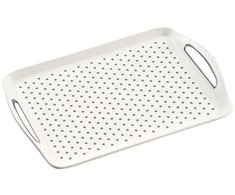 Kesper Serviravimo padėklas neslystantis PP plastikas, baltas