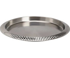 Kinvara Steel Dekoratyvinis padėklas iš nerūdijančio plieno NAHO, Ø 35 cm