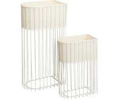 2 metalinių stovimų gėlių vazonų rinkinys SOFT FORM