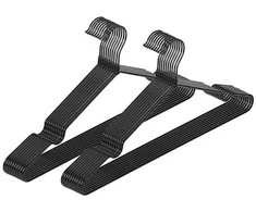 Set of 20 clothing hangers with non-slip coating SASCHA, 20 x 40.5 cm, WENKO