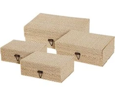 Storage Solutions 4 skirtingų dydžių krepšelių rinkinys