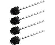 Set of 4 toilet brushes with interchangeable head WENKO, Ø 8 cm