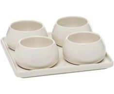 Secret De Gourmet PIECES Keraminių užkandžių indelių rinkinys NORA, 5 vnt