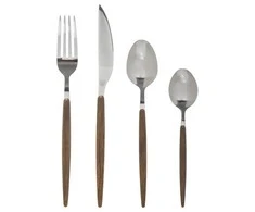 Secret De Gourmet PIECES Stalo įrankių rinkinys AMAZONIE, 24 vnt., su medine rankena