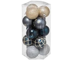 Atmosphera Plastikinių niekučių rinkinys, Ø 5 cm, 15 vnt.