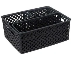 5five Simply Smart Plastikinių laikymo krepšelių rinkinys FOLK, 4 vnt.