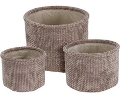 Home Styling Collection Apvalių daiktadėžių rinkinys, 3 vnt.