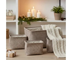 Home Styling Collection Sandėliavimo krepšelių rinkinys, 4 vnt.
