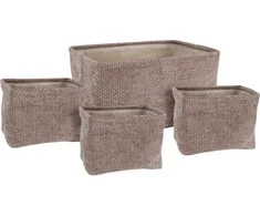 Home Styling Collection Sandėliavimo krepšelių rinkinys, 4 vnt.