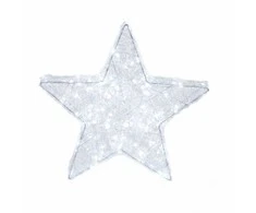Fééric Lights and Christmas Star Švytinti šventinė dekoracija, žvaigždė, 50 cm