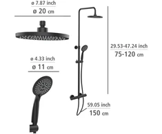 Shower set with adjustable water saving, Young Eco, WENKO
