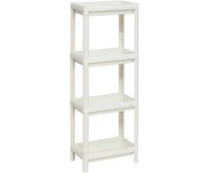 5five Simply Smart Siaura plastikinė vonios lentyna NIV 4 lygių, 37,5 x 22,5 x 100 cm