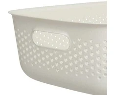 5five Simply Smart SIENNE ažūrinis konteineris, plastikinis, su rankenomis, 10 l
