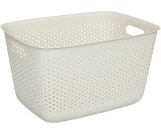 5five Simply Smart SIENNE ažūrinis konteineris, plastikinis, su rankenomis, 17 l