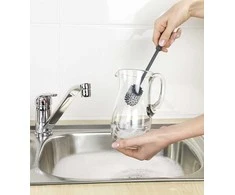 Wenko silikoninis virtuvės šepetys puodeliams, stiklinėms, 25 cm, WENKO