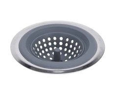 Excellent Houseware Silikoninis sietelis kriauklės nutekėjimo filtrams 11,5/9,5 cm
