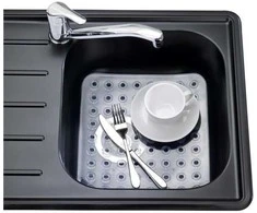 Wenko Sink mat, transparent, made of plastikas
