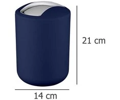 Šiukšliadėžė BRASIL, tamsiai mėlyna - 2 l, WENKO