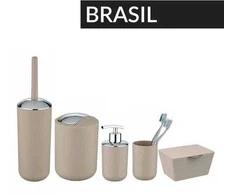 Šiukšlių dėžė BRAZILIJA, smėlio spalvos - 6,5 l, WENKO