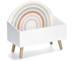 Vaikiška skrynia ZELLER RAINBOW, įvairių spalvų, 58×28×52 cm