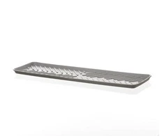 Secret De Gourmet Slankiklis puodeliams, stiklinėms, siauras, 10x40 cm, pilkas