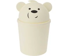 Proworld Bear Maža meškos formos šiukšliadėžė vaikų kambariui, 1,5 l
