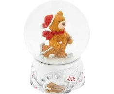 Bear Sniego gniūžtė, slidinėjantis meškiukas, Ø 8 cm