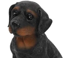 ProGarden Sodo figūrėlė šuo dobermanas, ūgis 27 cm, iš dirbtinio akmens