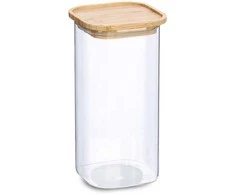 Zeller Słoik su dangteliu bambusa, 1600 ml, 11 x 11 x 22 cm