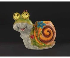 Maximex Solar garden figurine snail LED, with glowing eyes, 21 x 18.5 cm