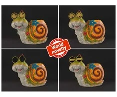 Maximex Solar garden figurine snail LED, with glowing eyes, 21 x 18.5 cm