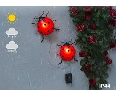 Maximex Solar garden lights, LED ladybugs, 2 pieces, 20 cm