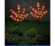 Maximex Solar garden lights, LED orchids, set of 2 pieces, 75 cm