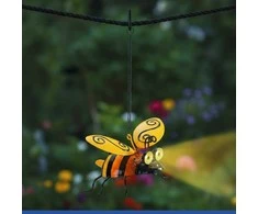 Maximex Solar lamp, bee with glowing LED eyes, 14 x 9.5 cm