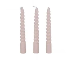 Home Styling Collection Spiralinės parafino stalo žvakės, 10 cm