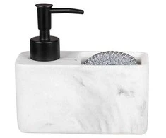 RESA MARBLE indų skysčių dozatorius su kempinės skyreliu, WENKO