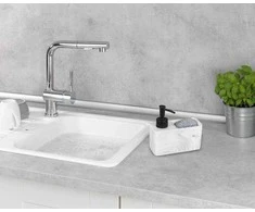 RESA MARBLE indų skysčių dozatorius su kempinės skyreliu, WENKO