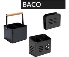 Stalo įrankių nusausinimas BACO, juodas, WENKO