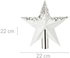 Atmosphera Star Kalėdų eglutės viršūnei, 22 cm