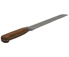 Secret De Gourmet Steel ELEGANCIA duonos pjaustyklė, nerūdijantis plienas, 33 cm