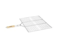 Neka Steel Nerūdijančio plieno grilio grotelės, medinė rankena