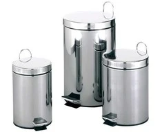 Steel Vonios krepšelis, šiukšlių konteineris - 3 l, blizgus plienas, ZELLER
