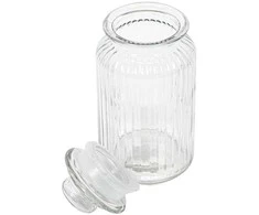 Zeller Stiklainis su briaunomis sandariu dangteliu, 1000 ml