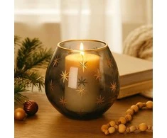 Home Styling Collection Stiklinės formos arbatžolių žvakidė, Ø 10 cm