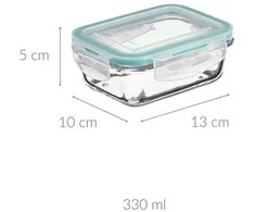 5five Simply Smart Stiklinis indas maistui su dangteliu, 330 ml