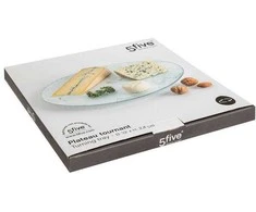 5five Simply Smart Stiklinis patefonas, marmurinis efektas, Ø 32 cm