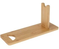 Excellent Houseware Medinė vyno lentyna, vienam buteliui, 30 x 10,5 x 14 cm
